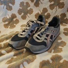ASICS  Gray Black Lace Up Low