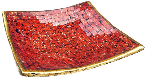 Eckige mosaikschale - eckige,