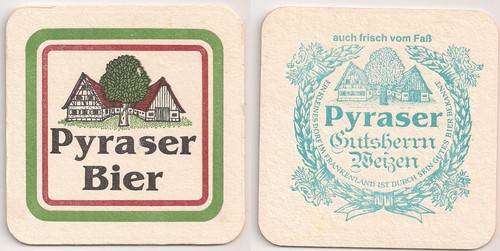 Pyraser bier alter bierdeckel - alter,