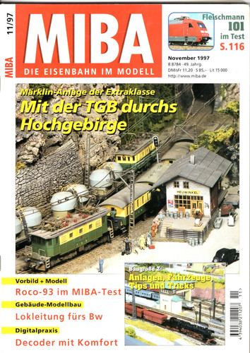 Miba die eisenbahn modell - im,