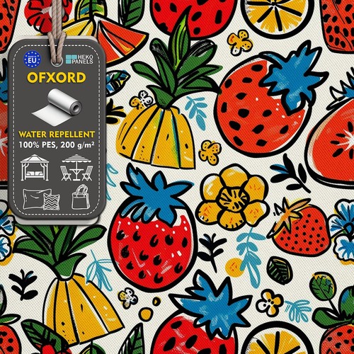 Oxford bedruckt polsterstoff - oxford,