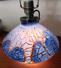 Art deco WMF Ikora Lampe blau seltene Farbe Orig Schalter neu verkabelt Wiedmann