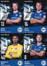 Arminia Bielefeld - Saison 2018/19, 10 Autogrammkarten mit Originalunterschrift!