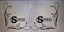 Dekor Aufkleber Super