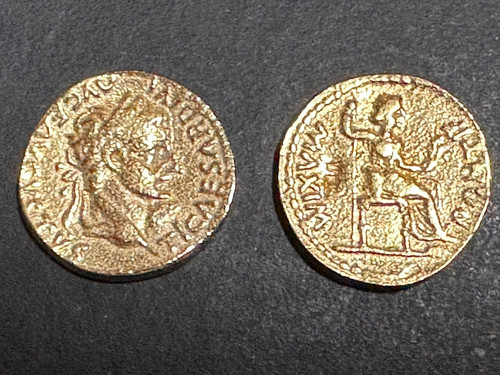 Aureus des tiberius livia - des,