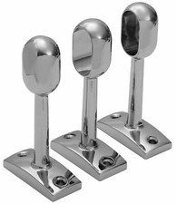 Kleiderstangenhalter Ovalrohr