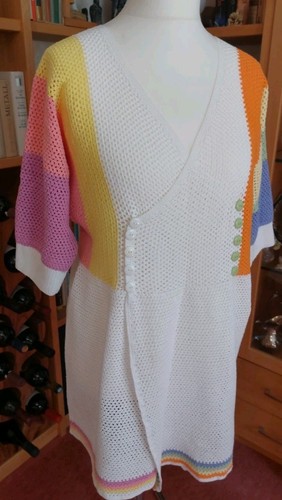 Kleid gehäkelt l - gehäkelt, gr.