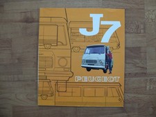 Prospekt Peugeot J 7, alle Möglichkeiten auch Wohnmobil