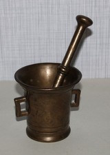 Messing - Bronze Mörser mit