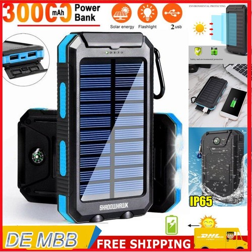 30000mah solar power bank - 30000mah,