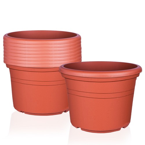 Blumentopf 25cm rund - 9x,