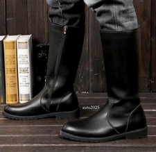Herren Leder Schuhe Stiefel
