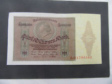 Geldschein 5 Millionen Reichsmark Ro 88  1923