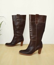 schöne braune Zara High-Heel Stiefel Gr. 38 sehr guter Zustand