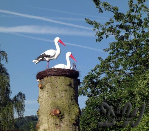 Storchennest störche deko - 4,