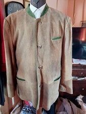 Herren Leder Trachtenjacke