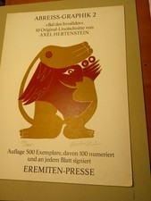 Axel Hertenstein: Bal des Invalides - 10 Original-Linolschnitte alle signiert