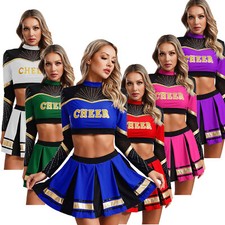 DE Damen Cheer Leader Kostüm
