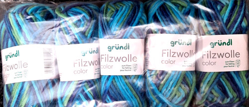 Filzwolle color - (kg/48€),