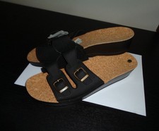 *** Pantoletten Sandaletten ***  Gr.41  Schwarz *** NEUWARE