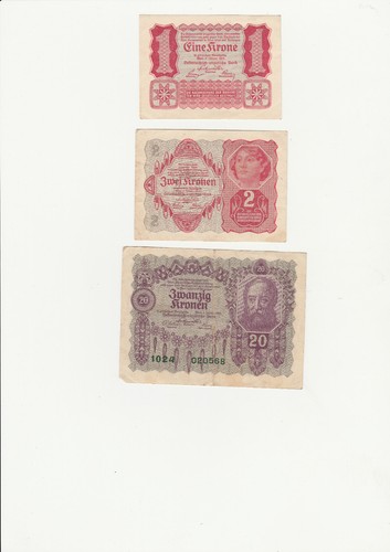 Banknoten kronen 3 - (p07),