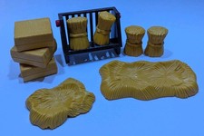 **Playmobil** Heu Heuballen Futter Scheune Bauernhof Stall Pferdebox Paddock 