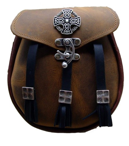 Sporran kilttasche neu leder - sporran,