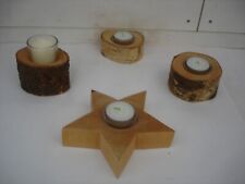 4 verschiedene Teelichthalter