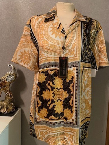 Baroque gold herren hemd coole - baroque,