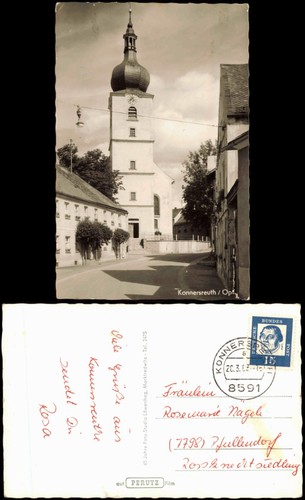 Ansichtskarte konnersreuth b - ansichtskarte,