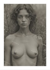 Vintage Akt Foto Frau –