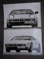 Original BMW Pressefoto Werksfoto BMW M1 Motorsport Procar Tourenwagen