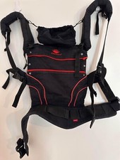 Manduca Babytrage - schwarz rot