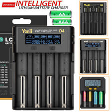 Universal Akku Ladegerät LCD Batterieladegerät 2 4 Slot für AA AAA 5V NIMH NICD