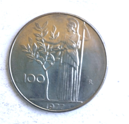 Italien 100 lire 1977 - lire, sehr