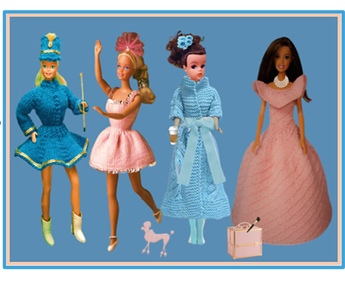Strickanleitung barbie fashion - strickanleitung,