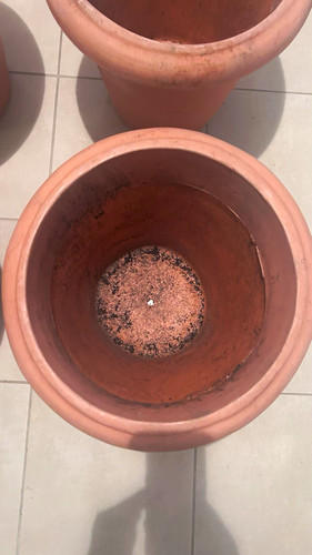 Kunststoff blumentopf groß - 4x,