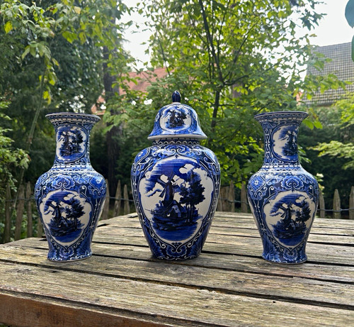 Delfts delft vase - delfts,