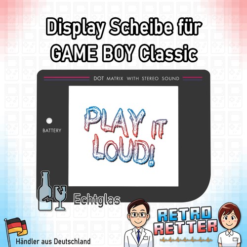 Gameboy classic echtglas - classic,