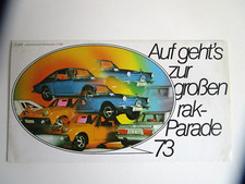 Märklin - rak - 1973 - Katalog - "Faltblatt" - gut ---- 672