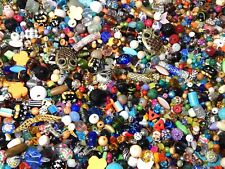 Perlen Glas DIY METALL Holz 250g Bastlerbedarf MIX Überaschungspaket RESTPOSTEN