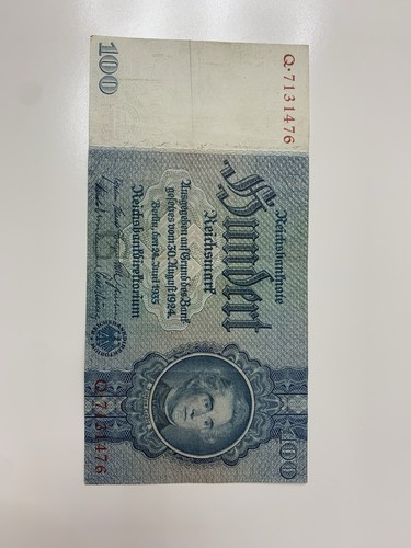Deutsches reich 100 mark 1935 - reich,