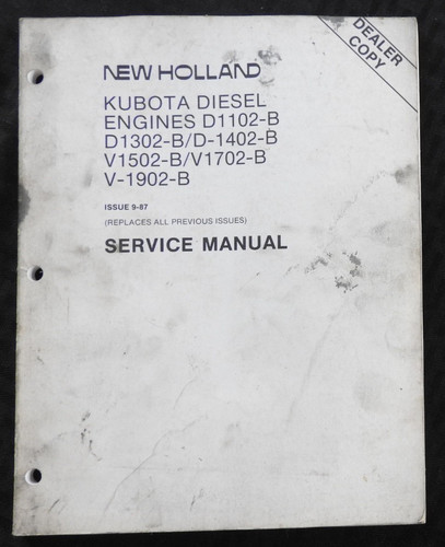 New holland kubota - holland, d1302