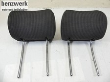 Mercedes W123 C123 2x Kopfstütze hinten Stoff schwarz 3. Serie ORIGINAL  ✔️