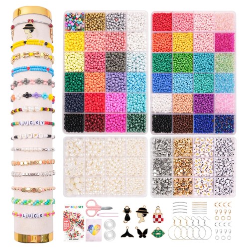 Perlen set glasperlen armband - set,