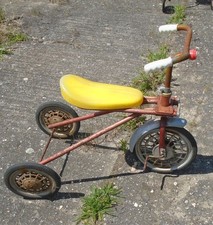 DDR Dreirad Rot Rad für Kinder Ost Kult kein Roller Kinderroller Ostalgie Top !!