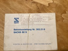 Betriebsanleitung Sachs 50 S