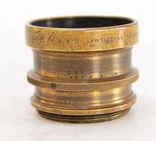 Messing Objektiv GOERZ BERLIN Doppel-Anastigmat Serie III No.2 F:180mm ⭐✅ (8080)