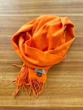 Original Hermès Kaschmirschal – Hermès-Orange – 40x160 cm