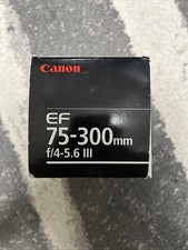 Canon EF 75-300mm f/4-5.6 III